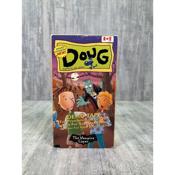 Doug The Vampire Caper Demo Tape Rare (VHS, 1997) Cartoon Walt Disney - Picture 1 of 14